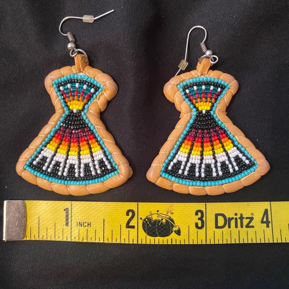 Handcrafted Native American Beaded Earrings